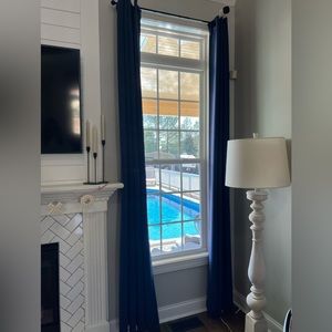 Navy 108” Blackout Curtains